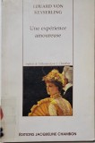 Une experience amoureuse &ndash; Eduard von Keyserling - Carte