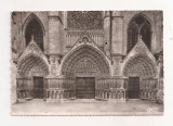 FA42-Carte Postala- FRANTA - Porche de la Cathedrale St. Pierre, necirculata, Fotografie