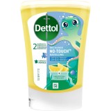 Rezervă săpun lichid Dettol Kids No-Touch, antibacterian, lăm&acirc;ie, 250 ml