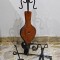 Antic set de unelte pentru semineu, cu foale, Rar, 69cm