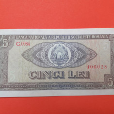 Bancnota 5 lei 1966 - UNC