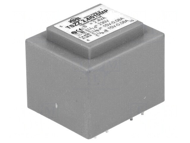 Transformator &Icirc;ncapsulat 2,4VA 230VAC 15V PCB