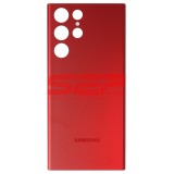 Capac Baterie Samsung Galaxy S22 Ultra 5G (S908) Rosu - Carcasa Spate Originala