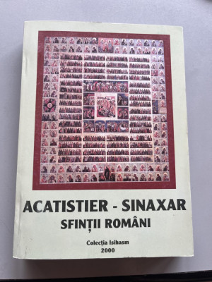 Acatistier Sinaxar sfintii romani foto