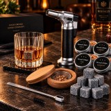 Pachet Whiskey Supreme cu Accesorii pentru Servire
