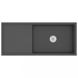 Cumpara ieftin Chiuveta de bucatarie lucrata manual, negru, otel inoxidabil