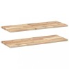 Rafturi suspendate 2 buc. 80x30x2 cm lemn masiv acacia netratat, DKD Home Decor