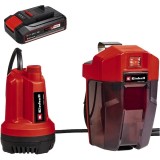 Einhell GE-SP 18 Li PXC - Pompa pentru apa curata 0.8 bar 4 m + Acumulator Li-Ion 18 V 2.5 Ah