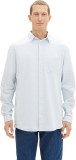 Cumpara ieftin Camasa cu maneca lunga Oxford pentru barbati TOM TAILOR, alb cu dungi, XL - OUTLET