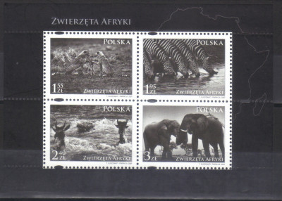 POLONIA 2009, Fauna, bloc neuzat, MNH foto