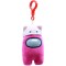 Jucarie de plus cu breloc, Among Us, Fucsia, 11cm