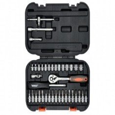 Trusa tubulare 1/4&quot; , biti si clichet, 38 piese