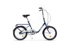 Bicicleta Pliabila Pegas Practic Retro 3S Albastru Cobalt foto