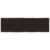Cumpara ieftin Blat masă, 200x60x4 cm, gri, lemn stejar tratat contur organic