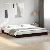 Cumpara ieftin Cadru de pat, negru, 200x200 cm, lemn prelucrat