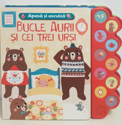 Apasa si asculta povestea - Bucle Aurii si cei trei ursi foto