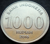 Cumpara ieftin Moneda exotica 1000 RUPII / RUPIAH - INDONEZIA, anul 2016 * cod 4221 = excelenta, Asia