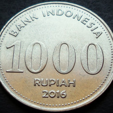 Moneda exotica 1000 RUPII / RUPIAH - INDONEZIA, anul 2016 * cod 4221 = excelenta