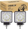 2 x Proiector LED 27W Offroad ATV SUV Tractor Camion 4x4 6000K Lumina Alba Ceata RIGIDON