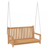 Cumpara ieftin Banca balansoar, lemn masiv de tec, 114x60x64 cm