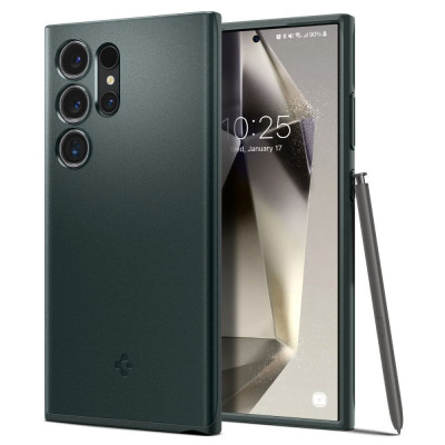 Husa Spigen Thin Fit pentru Samsung Galaxy S24 Ultra VRosue inchis foto