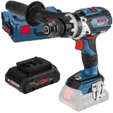 Bosch GSB 18V-110 C + ProCORE - Masina de gaurit si insurubat cu percutie 110 Nm valiza speciala + Acumulator Li-Ion 18 V 4 Ah