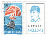Romania 1970 - Apollo 13, stampilata