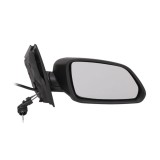 Oglinda exterioara VW Polo (9N3) Hatchback 04.2005-08.2009 Partea Dreapta Crom Convex, manuala Fara Incalzire, carcasa neagra, cu semnalizare