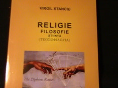 RELIGIE-FILOSOFIE-STIINTA-VIRGIL STANCIU-TEOSOFILOGIA-235-PG- foto