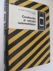 Constructia si calculul automobilelor - M. Untaru , V. Campian , ... foto