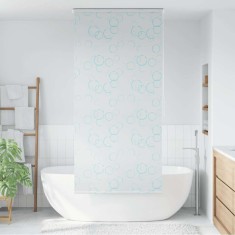 vidaXL Roletă perdea de duș 100x240 cm Model bule