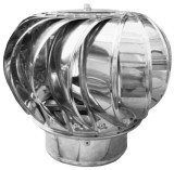 Capac Terminal Rotativ Cos de Fum Inox 200mm - 651790, Evotools