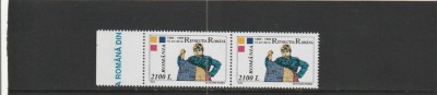 ROMANIA 1999 LP 1500 - 10 ANI DE LA REVOLUTIA ROMANA PERECHE MNH NESTAMPILATA foto