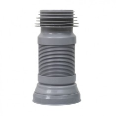 Racord evacuare WC extensibil 50cm gri Zilan ZTS8298