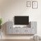 vidaXL Set dulapuri TV, 4 piese, gri sonoma, lemn prelucrat 3188556