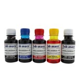 Cerneala InkMate Epson XP-600 XP-605 XP-700 XP-800, 5 x 100ml, 26XL, T2601, T2611, T2612, T2613, T2614, Black, Cyan, Magenta, Yellow, Photo Black