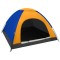 Cort camping cu plasa anti insecte,pentru 2-3 persoane,190x190x123 cm - Albastru Portocaliu
