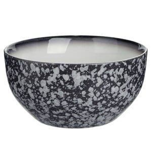 Bol Ceramic Negru Stone Effect 650ml, CMCLASS