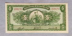 Peru - 5 Soles de oro (1960)
