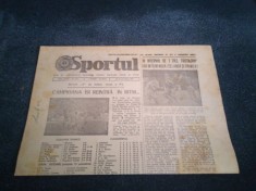 ZIARUL SPORTUL 15 OCTOMBRIE 1981 foto