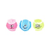 JUCARIE PENTRU CAINI FLAMINGO MINGE TENIS SMASH BLUE PINK GREEN 6CM