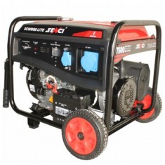 Generator de curent pe benzina Senci 7.5 kW, monofazat 230V, AVR, Pornire la cheie