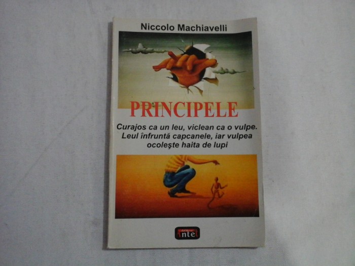 PRINCIPELE - NICCOLO MACHIAVELLI - antet