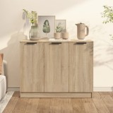 vidaXL Servantă, stejar sonoma, 90,5x30x70 cm, lemn prelucrat