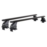 Bare transversale Menabo Omega Plus Black pentru Seat Leon II (1P), 4 usi, model 2005-2009