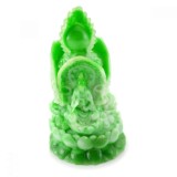 Cumpara ieftin Floare de lotus din praf de jad cu Zeul Shiva