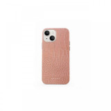 Husa iPhone 13 Burga Dual Layer Pink Croco