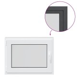 Fereastra de subsol &bdquo;RISOR&rdquo; 80x70 cm oscilo-batanta DIN stanga antracit