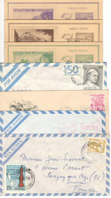 Argentina.Lot 7 buc. scrisori,carti postale circulate si necirculate PL.21 foto