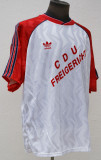 Tricou vintage ADIDAS alb rosu